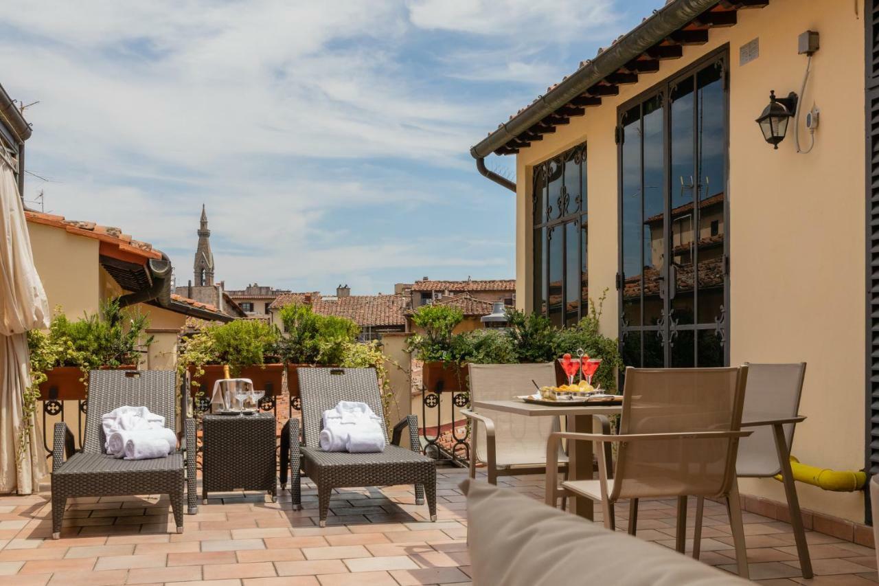 Hotel Bernini Palace Florenţa Exterior foto Rooftop terrace
